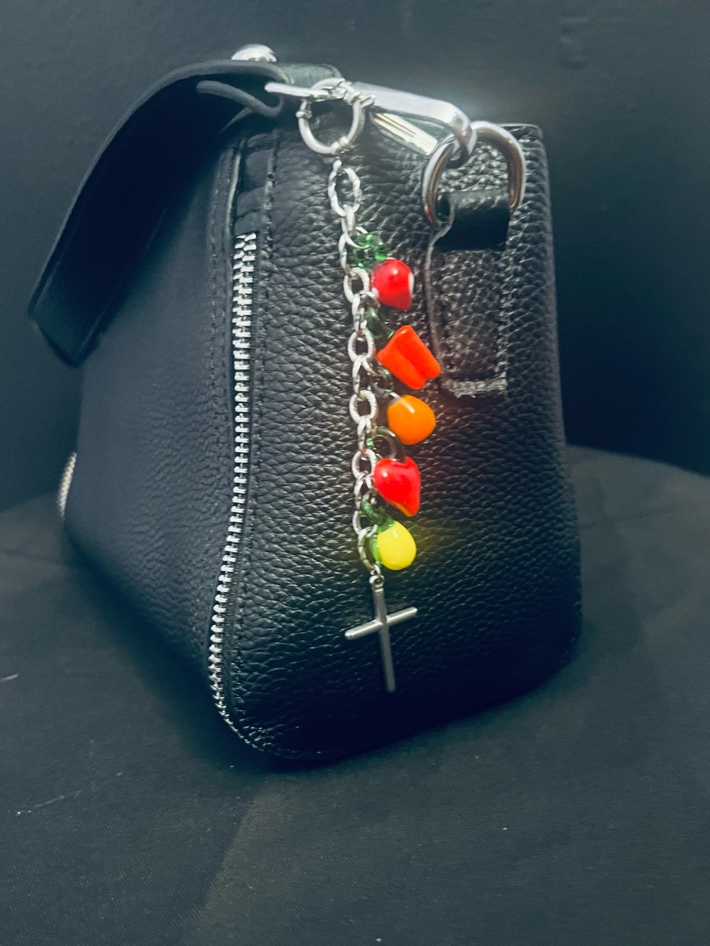 Know Them by Their Fruits  Cross Bag Charm or Keychain - Picture 3 of 5